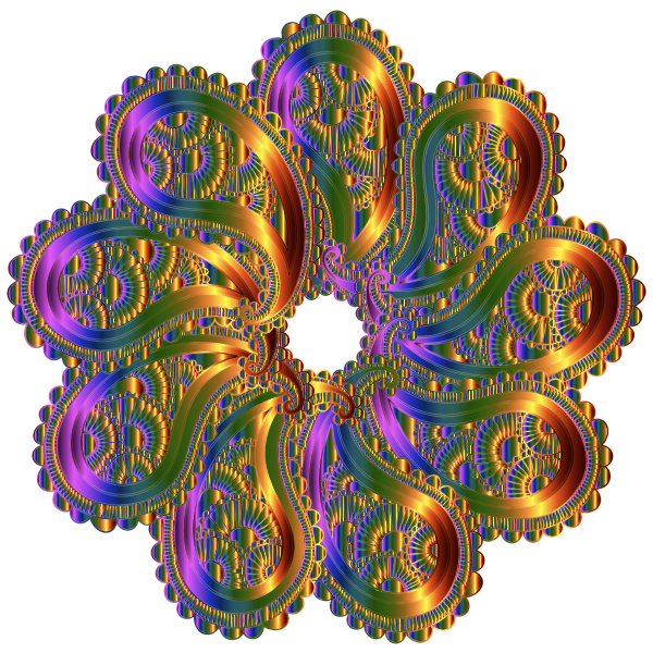 SVG Prismatic flower