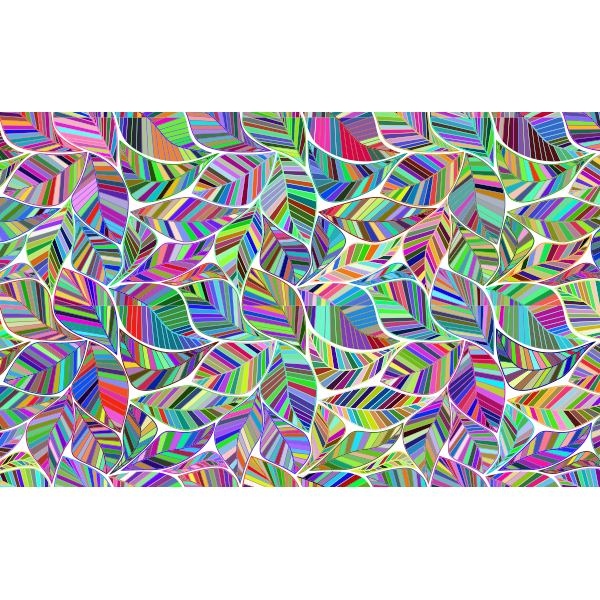 SVG Prismatic leaves pattern