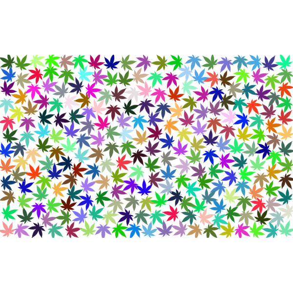 SVG Prismatic marijuana background