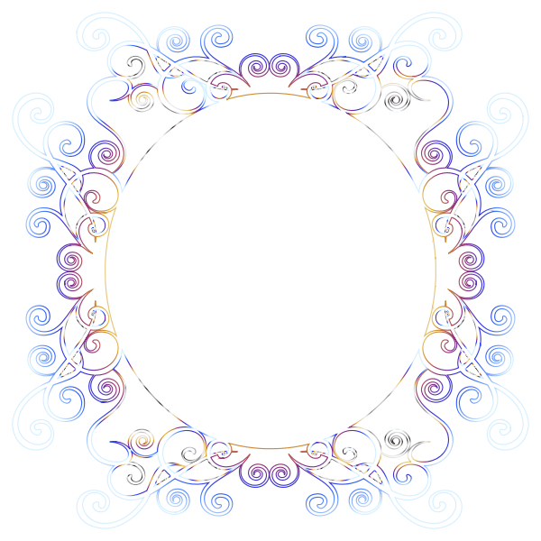 SVG Prismatic mirror frame
