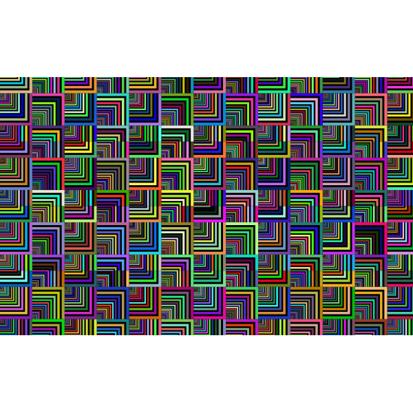 SVG Prismatic Optical Illusion Pattern With Background