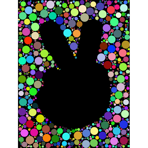 SVG Prismatic peace sign