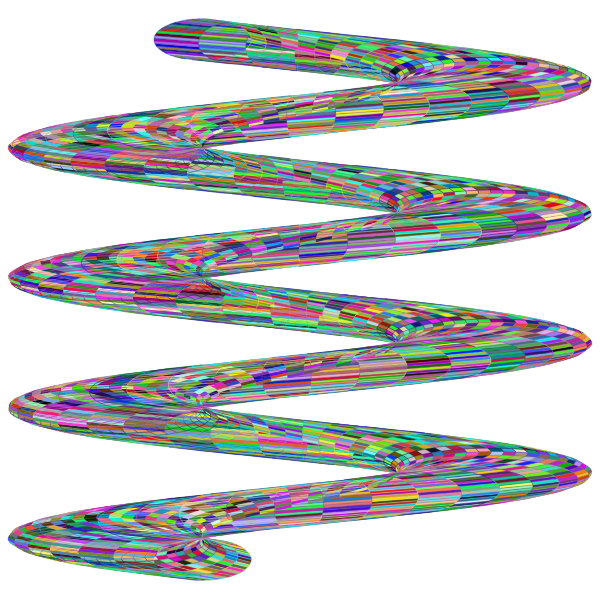 SVG Prismatic Spiral