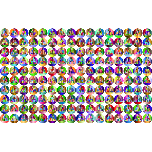 SVG Prismatic Triangle Background