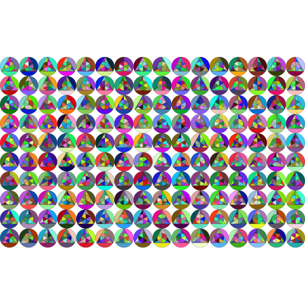 SVG Prismatic Triangle Background No Black