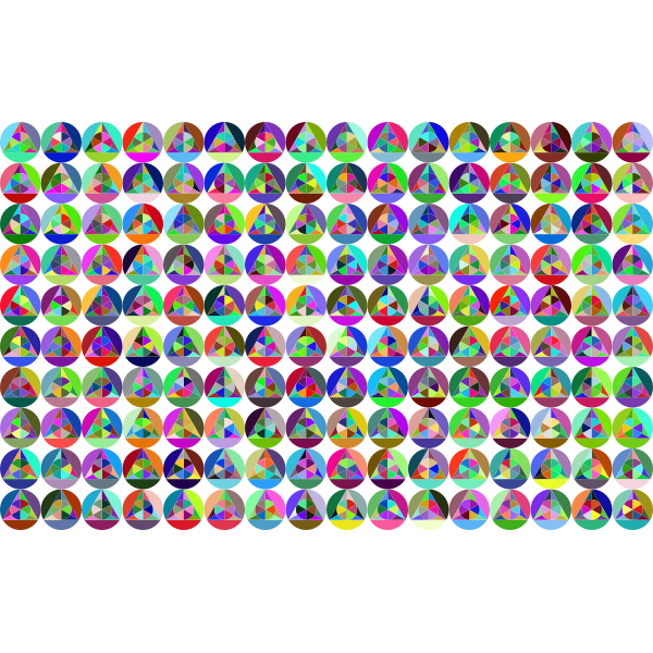 SVG Prismatic Triangle Background No Stroke