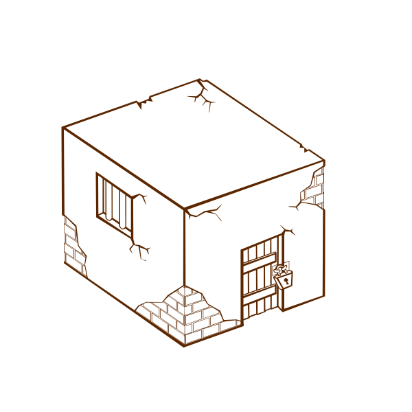 SVG Prison vector icon graphics