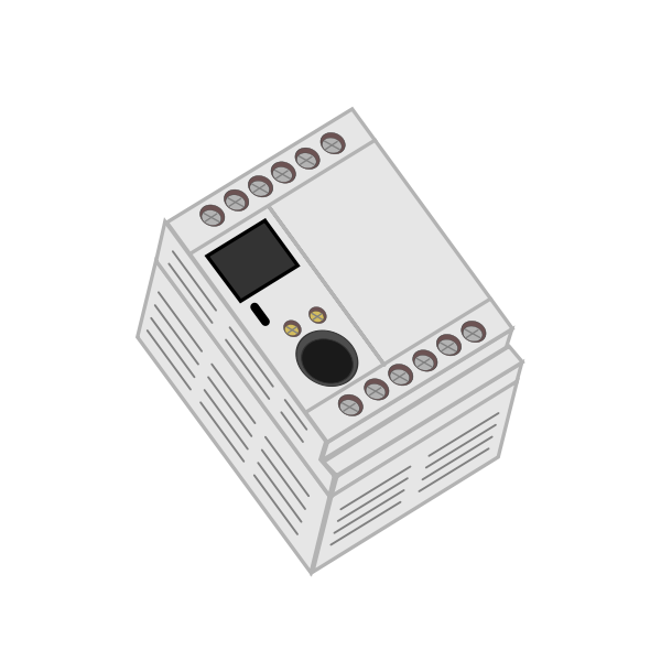 SVG Programmable logic controller vector illustration