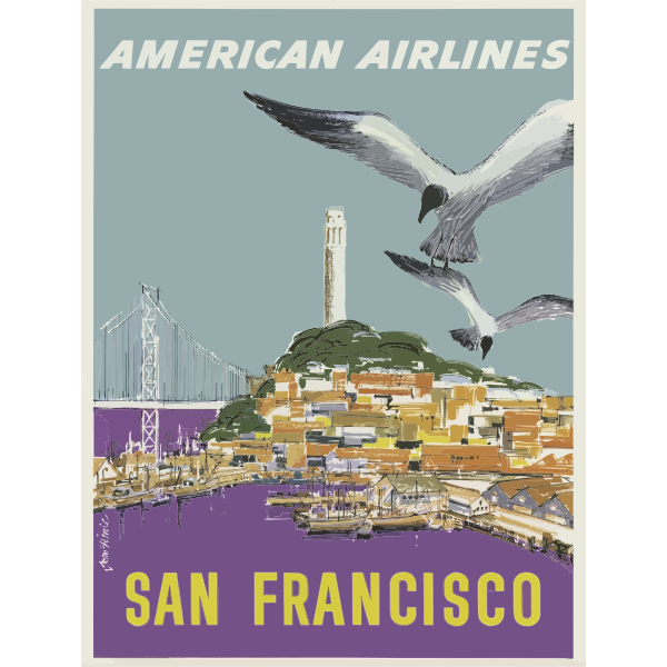 SVG Promotional poster of San Francisco