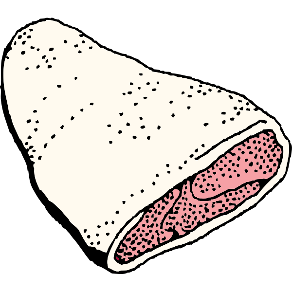SVG Prosciutto vector image