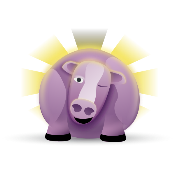 SVG prosperity cow