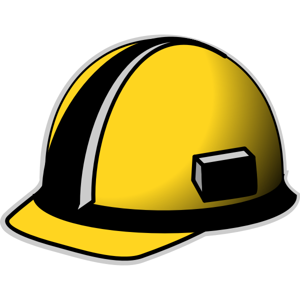 SVG Protective hat vector image