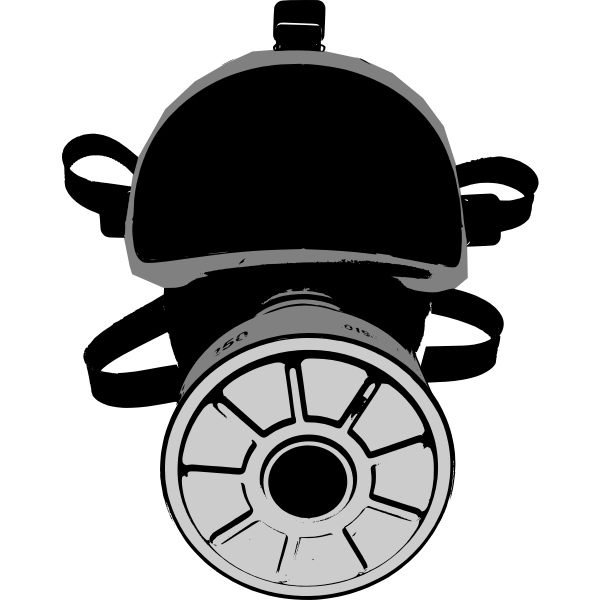 SVG Protective mask vector image