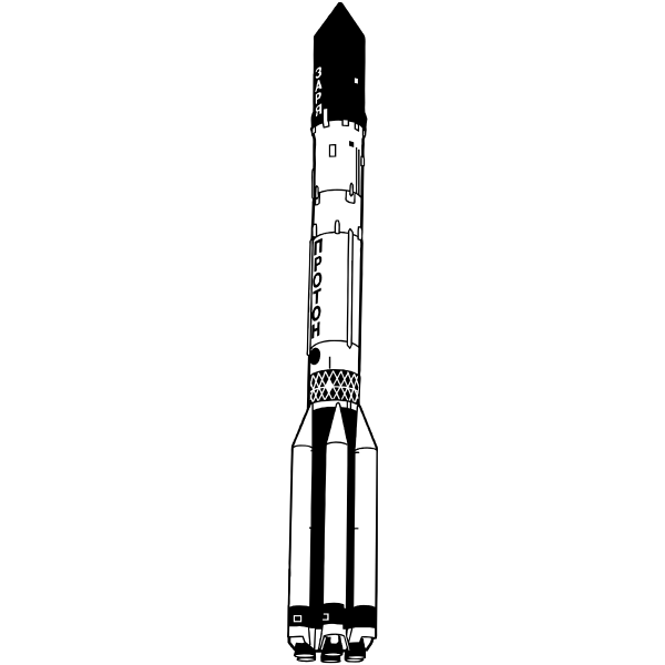 SVG proton rocket