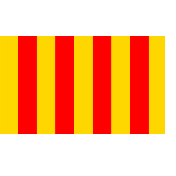 SVG Provence region flag vector image