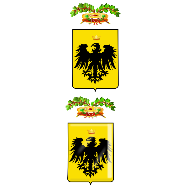 SVG Provincia di Pisa coat of arms vector image