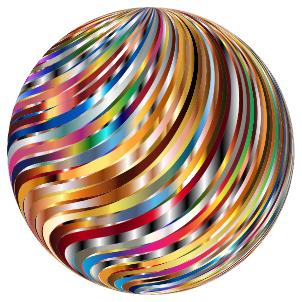 SVG Psychedelic Disco Ball