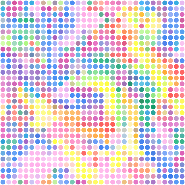 SVG Psychedelic Dots