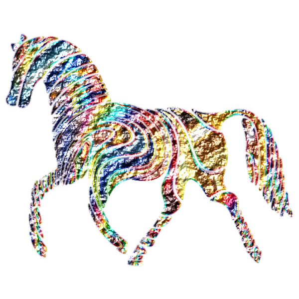 SVG Psychedelic Horse 10