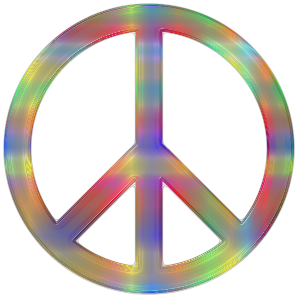 SVG Psychedelic Peace Sign 2