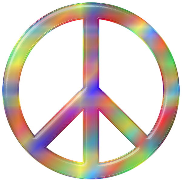 SVG Psychedelic Peace Sign 3