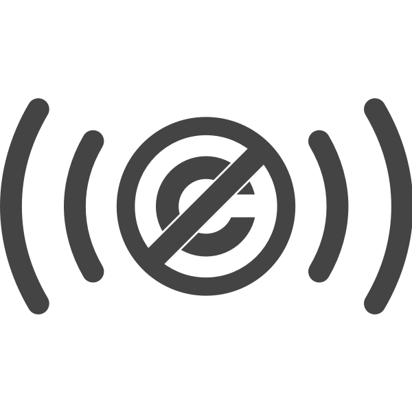 SVG Public domain audio symbol vector image