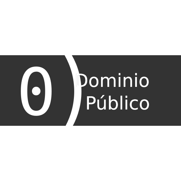 SVG Public domain tag in Spanish vector image