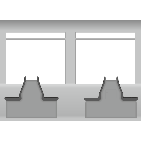 SVG Public transport seats