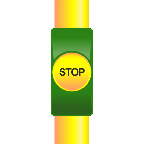 SVG Public transport stop button vector drawing