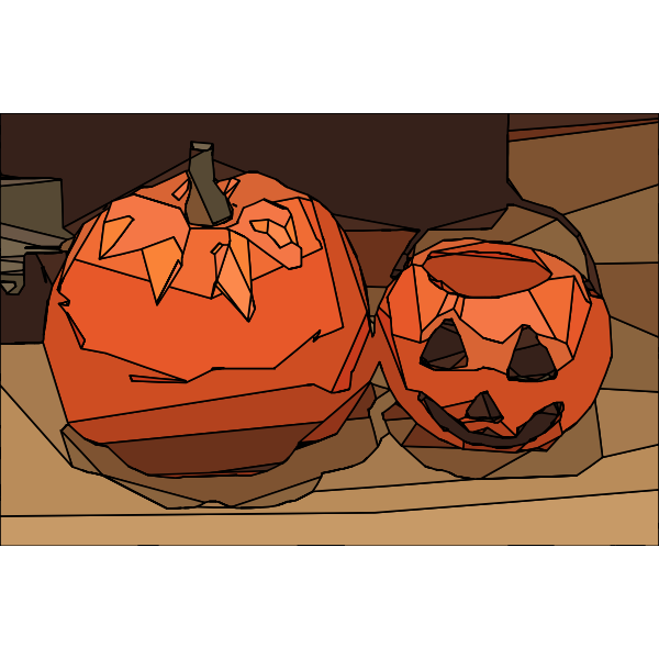 SVG Pumpkin Jack-o-lantern