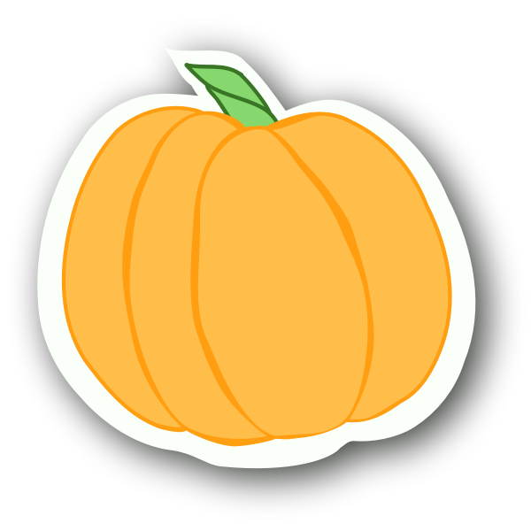 SVG Pumpkin Sticker