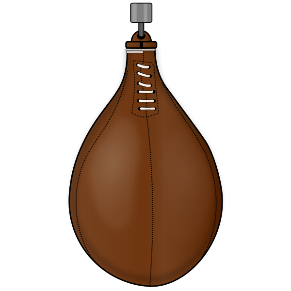 SVG Punching ball vector image