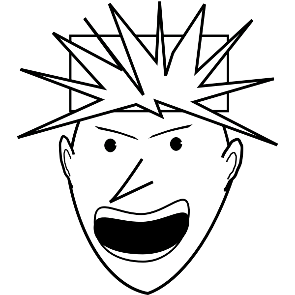 SVG Punk dude