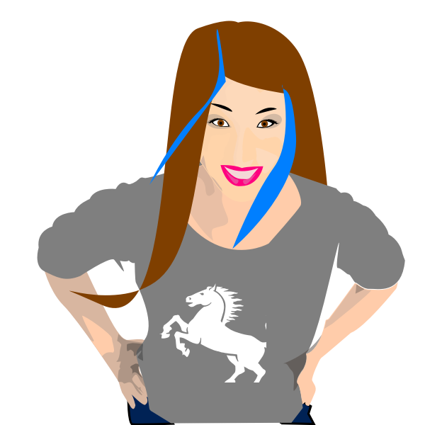 SVG Punk girl 2016032942