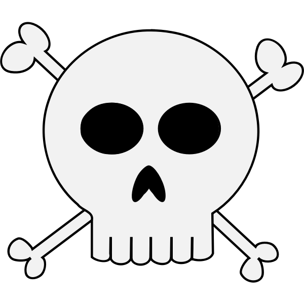 SVG Punk skull vector illustration