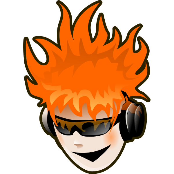 SVG Punker vector image