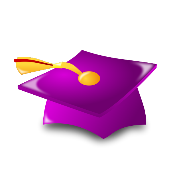 SVG Purple academic har