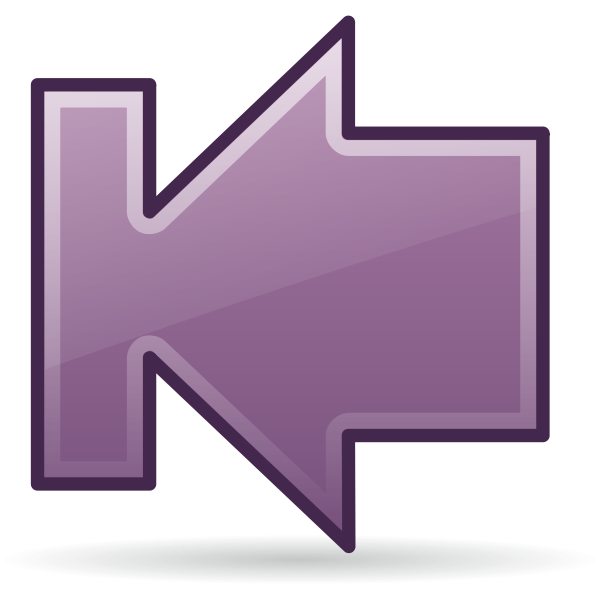 SVG Purple arrow icon