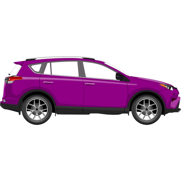 SVG Purple Car