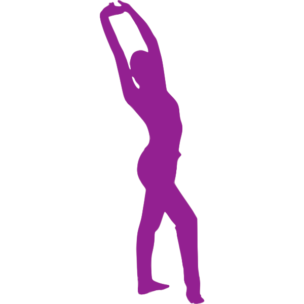 SVG Purple dancer icon