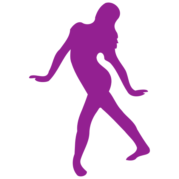 SVG Purple dancer image
