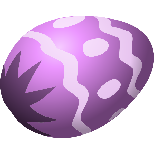 SVG Purple Easter egg