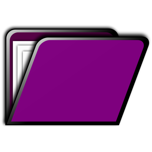 SVG Purple folder icon