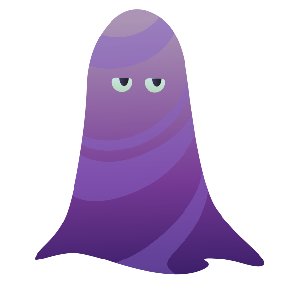 SVG Purple ghost