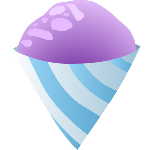 SVG Purple ice cream
