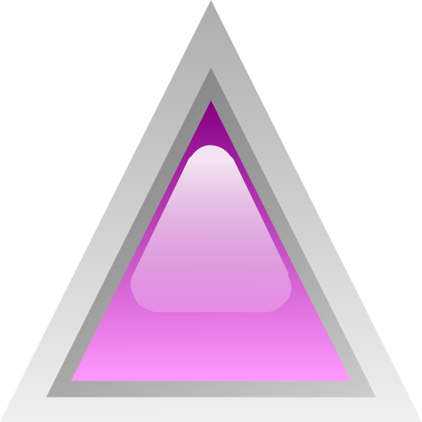 SVG Purple led triangle vector clip art