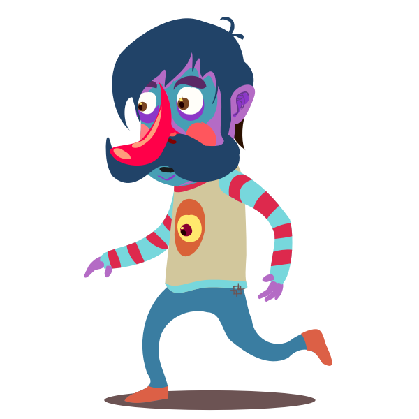 SVG Purple man nnior