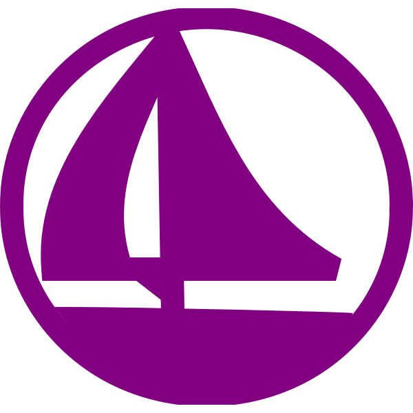 SVG Purple marine symbol