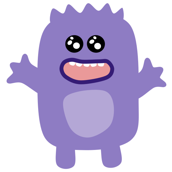 SVG Purple monster