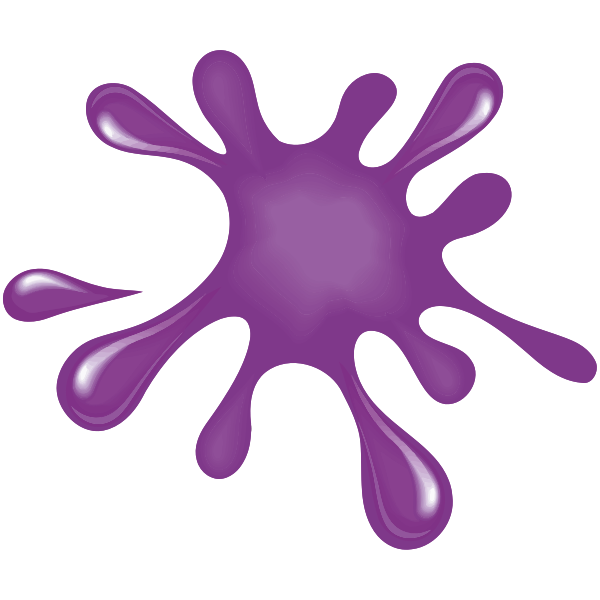 SVG Purple paint splat
